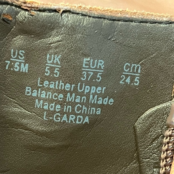 FRANCO SARTO Women’s Leather Boots Tan 7.5 - Picture 7 of 7